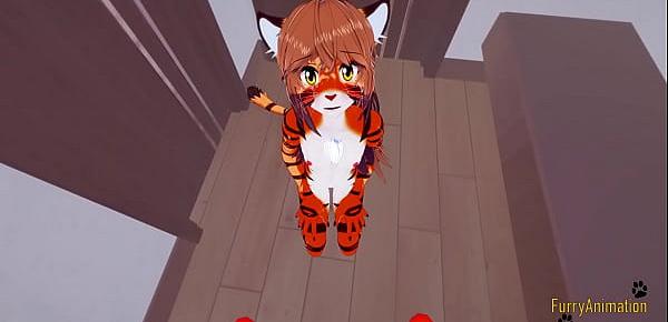 trendsFurry Hentai 3D - POV Tigress blowjob and gets fucked by fox - Japanese manga anime yiff cartoon porn